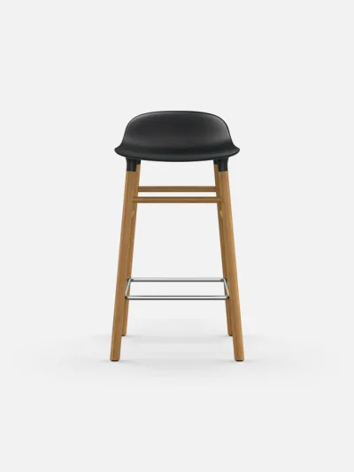 Form Bar Stool Oak Base